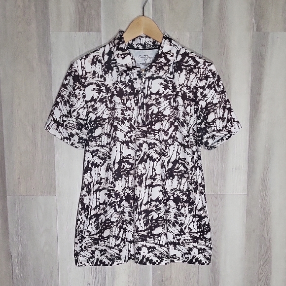 Coral Bay Tops - 🛍Coral Bay Womens Medium Quarter Zip Golf Top Collared Stretch‎ Athletic Sports